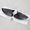 Alfa Romeo Stelvio Quadrifoglio Gloss Black Mirror Covers Caps 2 x (2017-2023)