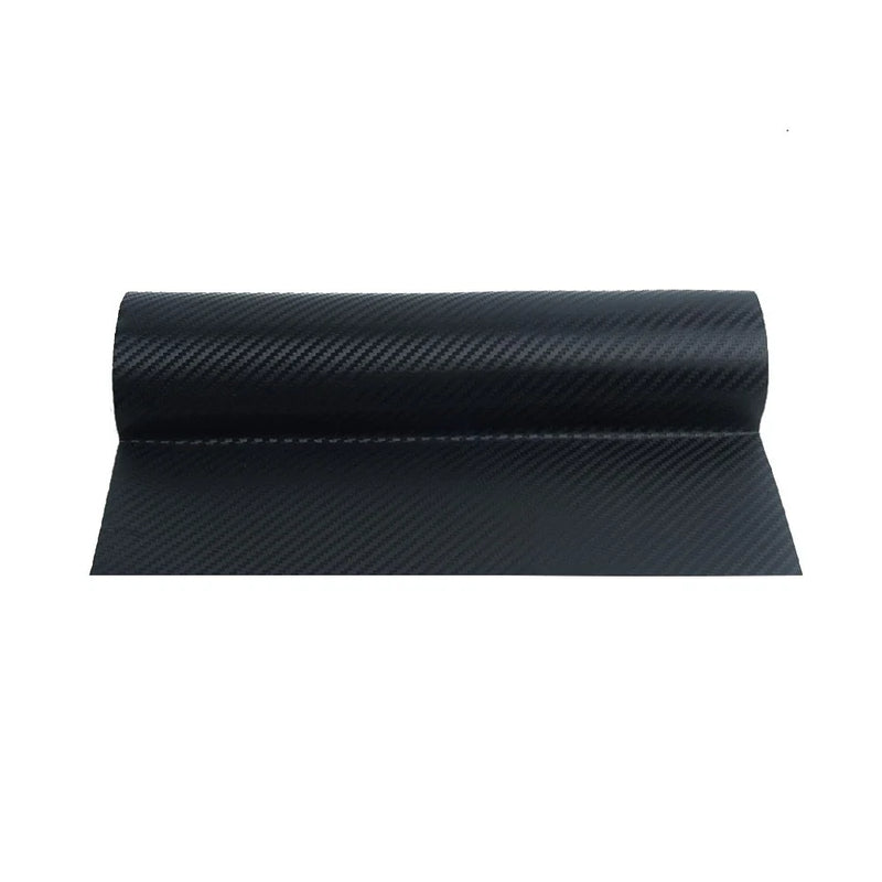 Car / Home 127x30cm DIY Black 3D Carbon Fiber Vinyl Wrap Roll Film Sticker