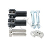Harley Softail Black Rear Passenger Footpegs Support Mount (2000-2006)