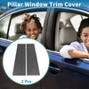 Ford Bronco (2021-2023) Carbon Fiber Black 2 x Door Pillar Window Trim