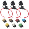 Car Boat Truck SUV Manual Reset Blade Circuit Breaker with Fuse Holder