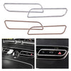 Mercedes Benz C GLC W205 Center Console Button Trim Covers (2015-2023)