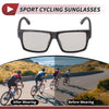 Motorcycle 1Pc Motorcycle Gray Lens Black Frame Tri-acetel Cellulose