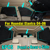 Hyundai Elantra 6X Front/Side/Rear Window Windshield Sunshade (2004–2006)