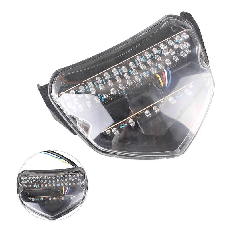 Suzuki GSXR 600 750 LED Clear Tail Light with Turn Signal (2004-2005)