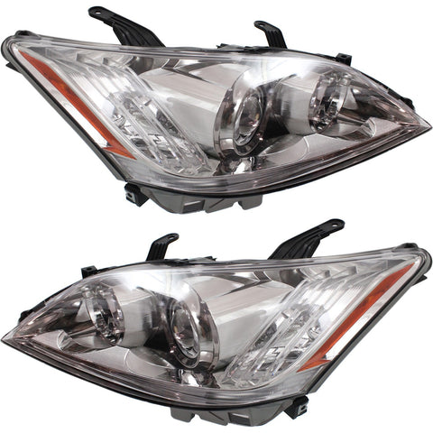 Halogen Headlight Set LH RH For 2010-11 Lexus ES350 with