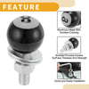 Universal Motorcycle M6 License Plate Screws Cover 40mm