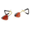 Motorcycle ATV Dirt Bike Orange Lens LED Turn Signal Lights