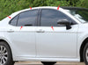 Toyota Camry 2018-2023 4-Door Sedan Black Window Side Molding Cover Trim