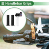 Motorcycle Rubber Black 7/8" 22mm Hand Grips Cover Kit