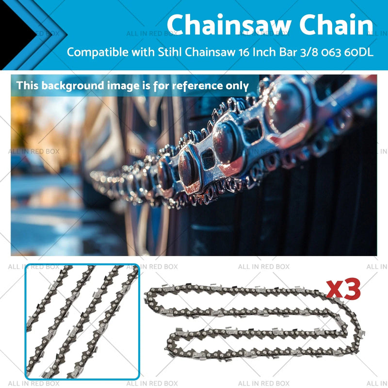 Stihl Chainsaw 3 x 16" Chainsaw Chain 3/8 .063 60DL
