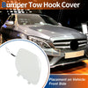 Mercedes-Benz C43 (2017-2020) Polar White Front Bumper Tow Hook Cover