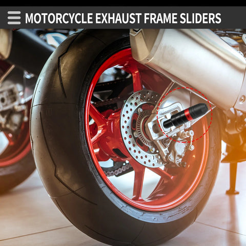 Honda Frame Slider 2 x Exhaust Anti Crash Fall Protector