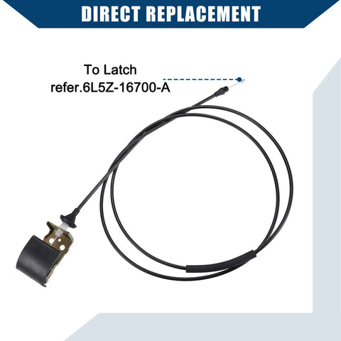 Ford Ranger (1998-2011) Durable Plastic Black Hood Release Cable