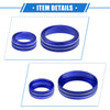 Ford Maverick (2022-2023) Durable Blue 4 x AC Climate Control Knob Rings