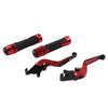 Honda CBR600RR Red Extendable Brake Clutch Levers & Handlebar Grips (2003-2016)
