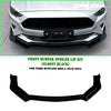 Ford Mustang MK6.5 Front Lower Spoiler Lip Splitter Kit (2018-2023)