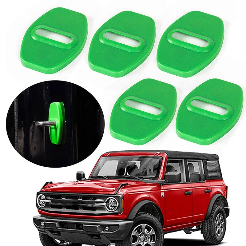 Ford Bronco, F-150 Green Door Lock Cover Trim (2021-2022)