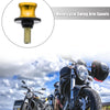 Motorcycle Gold Tone 2 x 10mm Swing Arm Spool Rear Stand