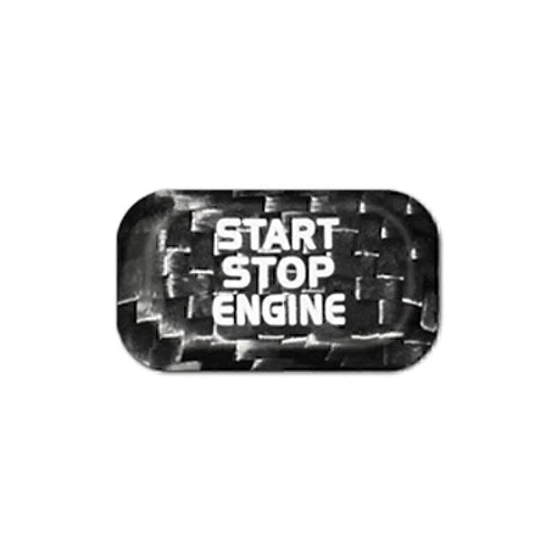 Volvo V40 V60 S60 S80 XC60 Carbon Engine Start Stop Button Sticker