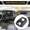 Ford Ranger Carbon Fiber Rear Armrest AC Outlet Panel (2023-2024)