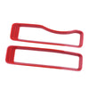 Jeep Wrangler JL 7Pcs Red Front Grill Inserts Cover (2018-2022)