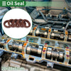 Oil Seal 20x28x6mm Seal Ring Rotary Shaft Seal FKM Brown 5 Pcs