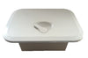 Caravan / Boat / RV White Lid Storage Access Hatch with Storage Box