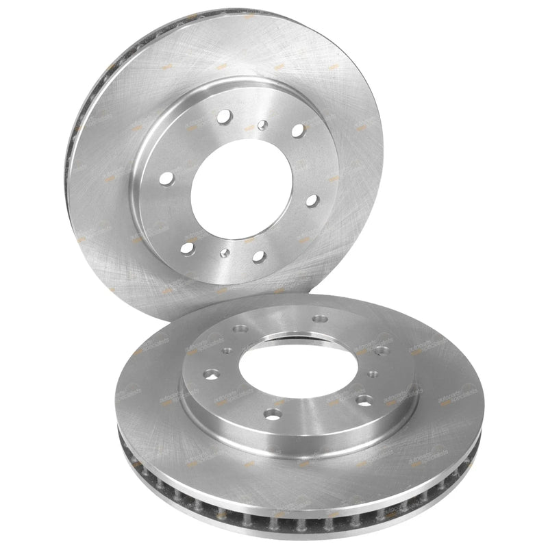 Mitsubishi Challenger PB PC Front Disc Brake Rotors + 4WD Pads