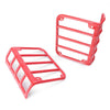 Jeep Wrangler JK (2007-2016) Red Steel Metal Tail Light Covers