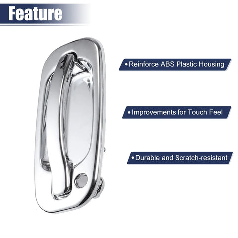 Chevrolet Silver Tone Front Left & Right Exterior Door Handle