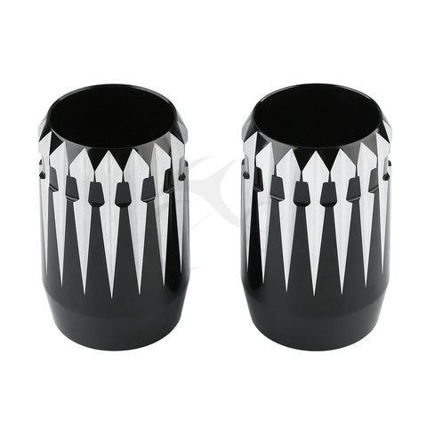 Harley Road King Electra Glide Aluminum Upper Fork Slider Covers (84-13)