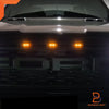 Ford Ranger Raptor 3 x Amber LED Front Grille Lights (2022-2025)