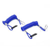 Jet Ski Wave Runner 2 x Key Outboard Lanyard Stop Kill Switch