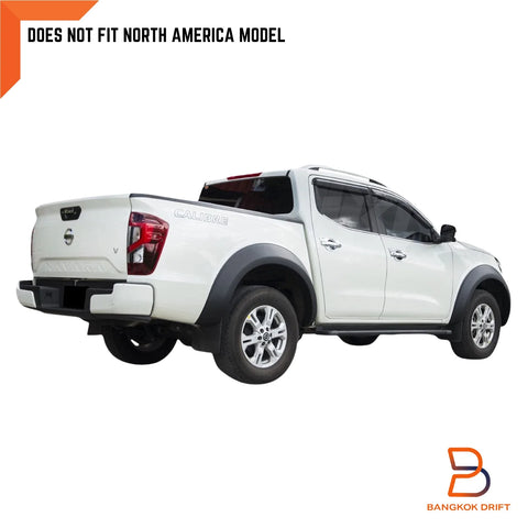 Nissan Navara UTE D23 Matte Black 6" Fender Flares (2021-2023)