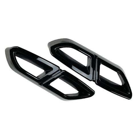 VW Passat Glossy Black Rear Exhaust Muffler Tail Pipe Cover (2016-2019)