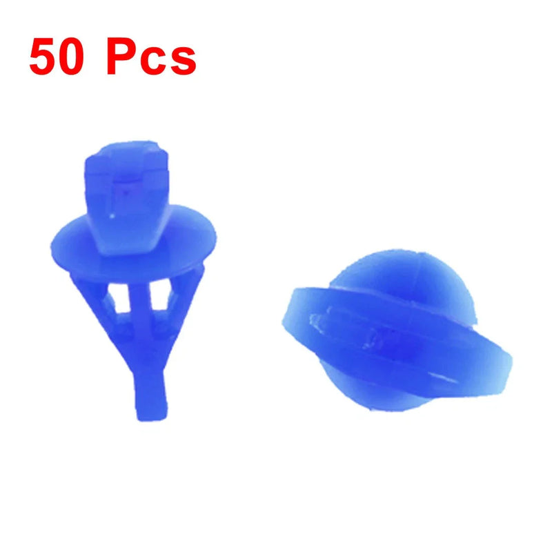 Toyota, Hyundai 50Pcs Blue Plastic Rivets