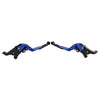 Suzuki GSXR600 GSXR750 CNC Blue Extendable Brake Clutch Levers (2004-2005)