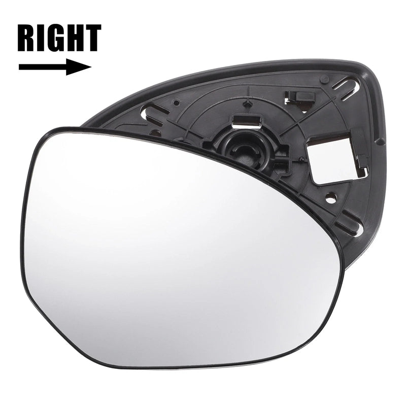 Mazda 2 3 Right Side Mirror Glass w/ Backing Plate (2010-2014)