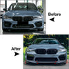 BMW 5 Series M5 F90 LCI (2021-2024) Carbon Look Front Side Corner Spoiler