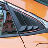 Honda Accord 2 x Matte Black Side Vent Window Quarter Louvers (2018-2021)