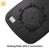 CHRYSLER DODGE RAM Right Side White Mirror Glass w/ Back Heated