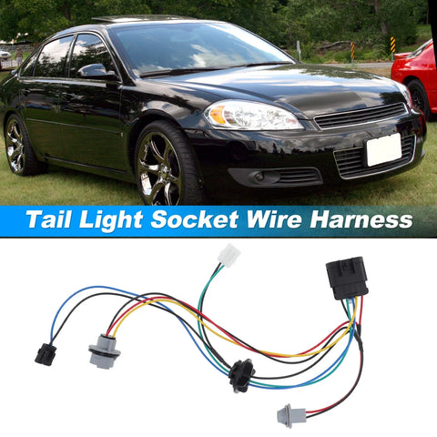Chevrolet Impala Monte Carlo Head Light Bulb Socket Wiring Harness