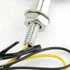 F3 2 x Universal Motorcycle Mini Indicator Lights Smoke Lens