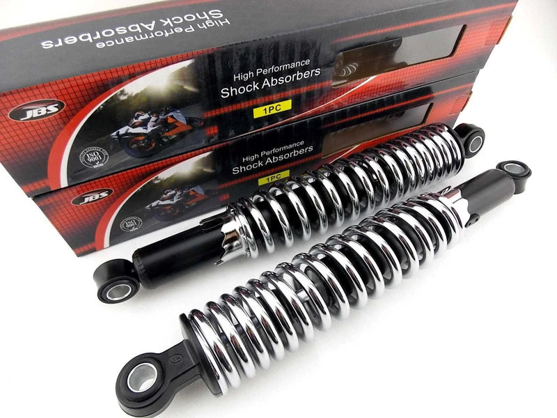 Matchless G15CS 340mm Rear Shock Absorbers  JBS Black/Chrome (65-67)