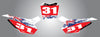 Honda CRF 110 AUSSIE PRIDE Custom Number Plate Graphics (2013-2018)