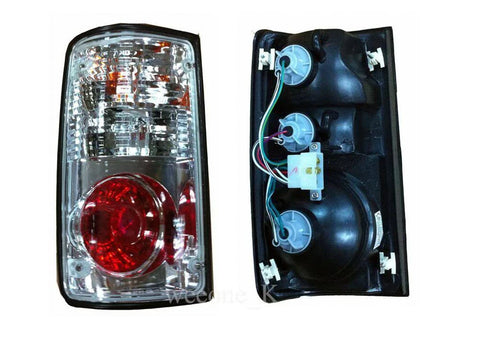 Toyota Hilux MK3 2 x Crystal Donut Tail Lights (1989-1997)