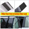 Cadillac Escalade 4x Carbon Window Pillar Posts Door Trim Cover (2007-2014)