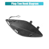 Mercedes-Benz CLA-Class (2014-2023) White Front Bumper Tow Hook Cover