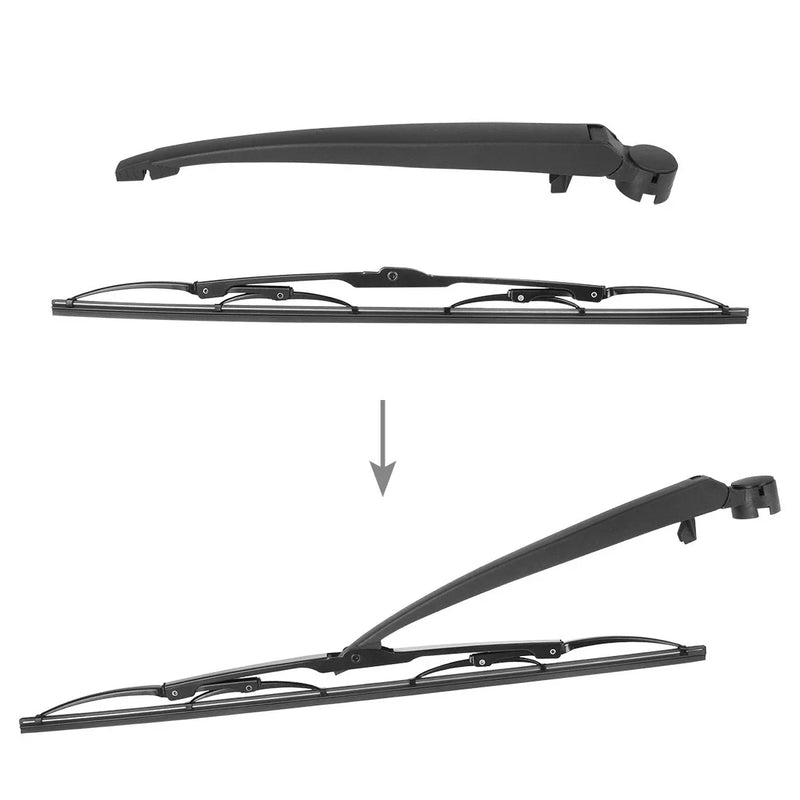 BMW E39 Touring Rear Windshield Wiper Arm Set 450mm 18in (1996-2003)